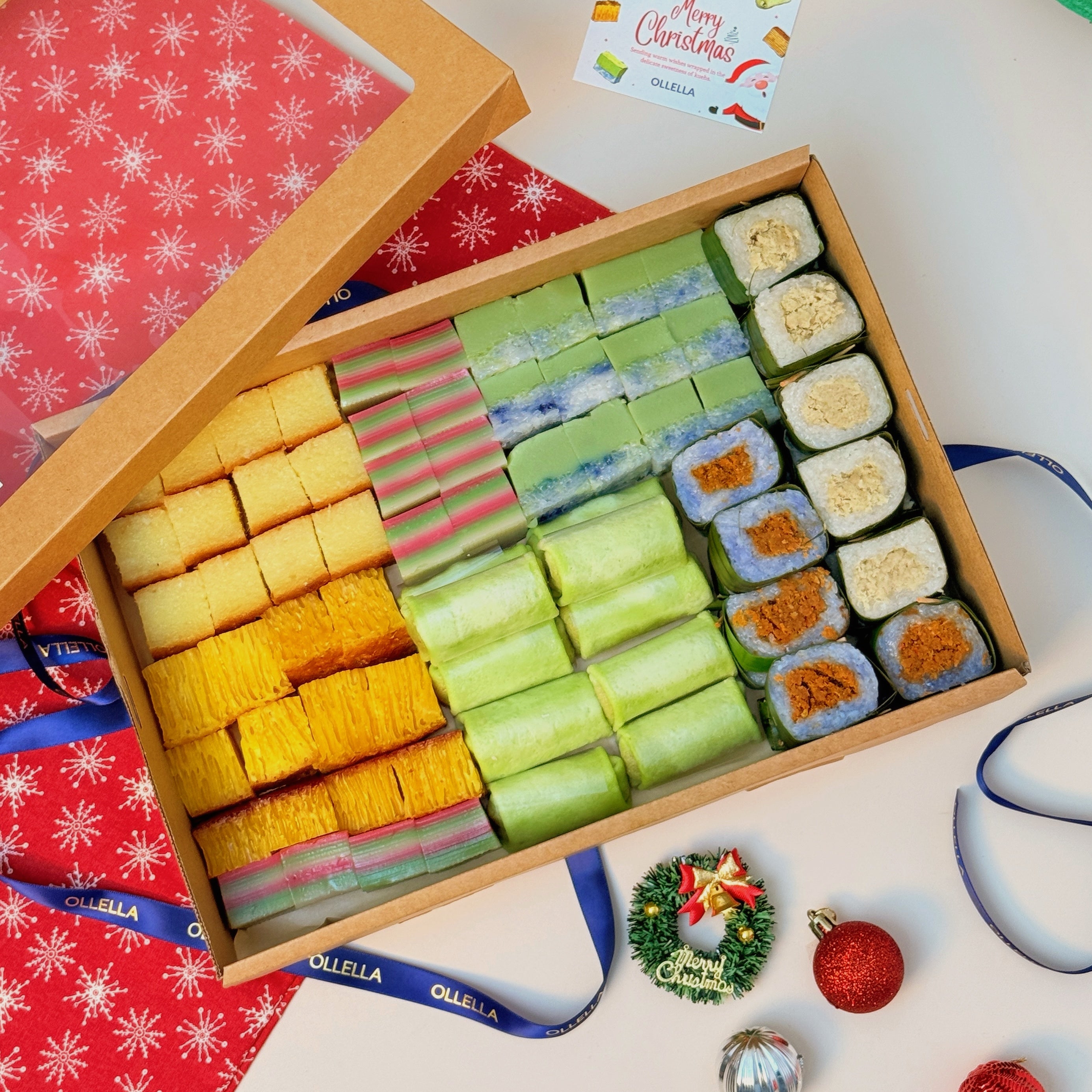 Bite-size Large Kueh Box (78pcs) Christmas Edition
