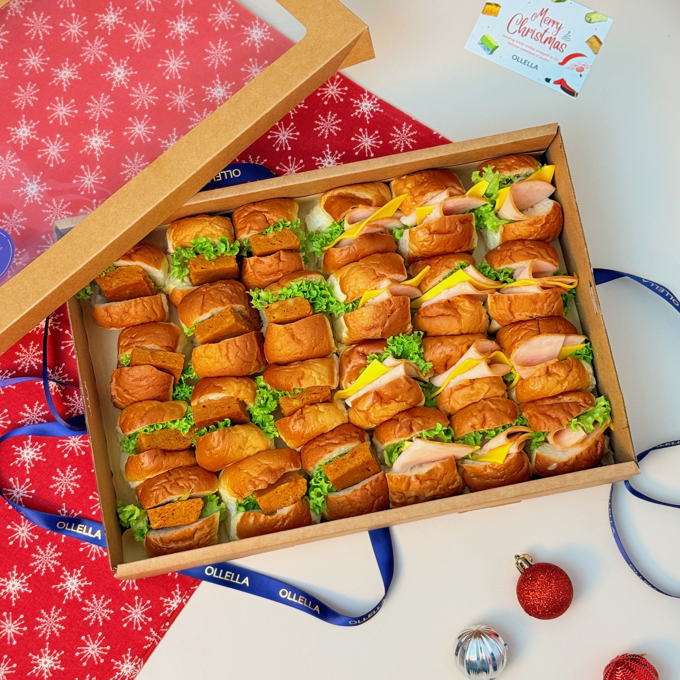 24 pcs Mini Brioche Sandwiches (Christmas Edition)