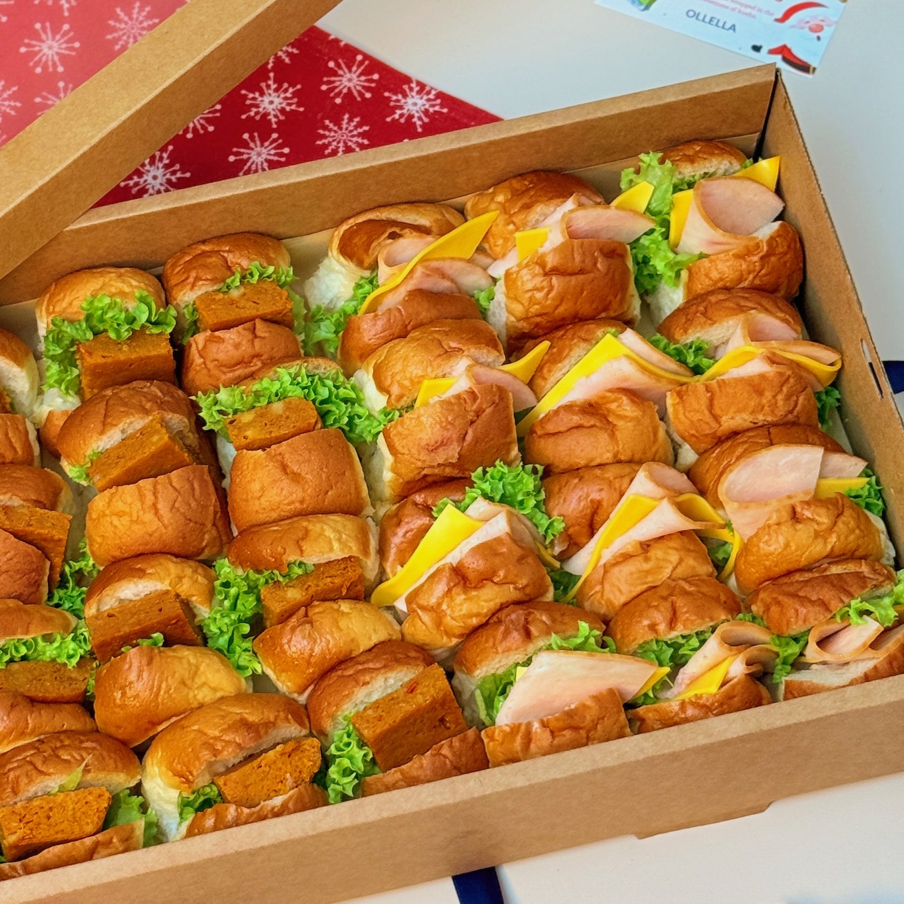 24 pcs Mini Brioche Sandwiches (Christmas Edition)