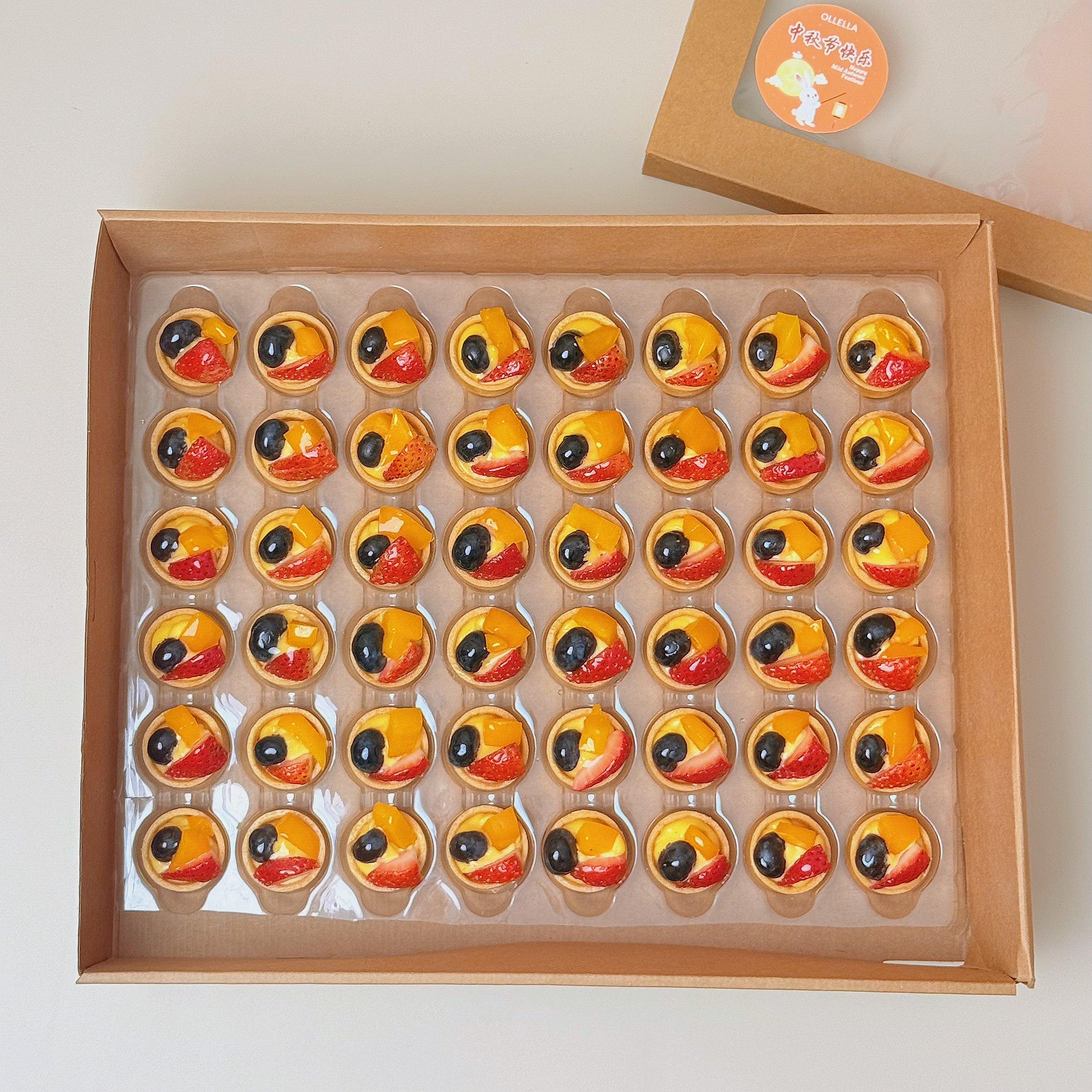 48 pcs Mini Fruit Tartlets