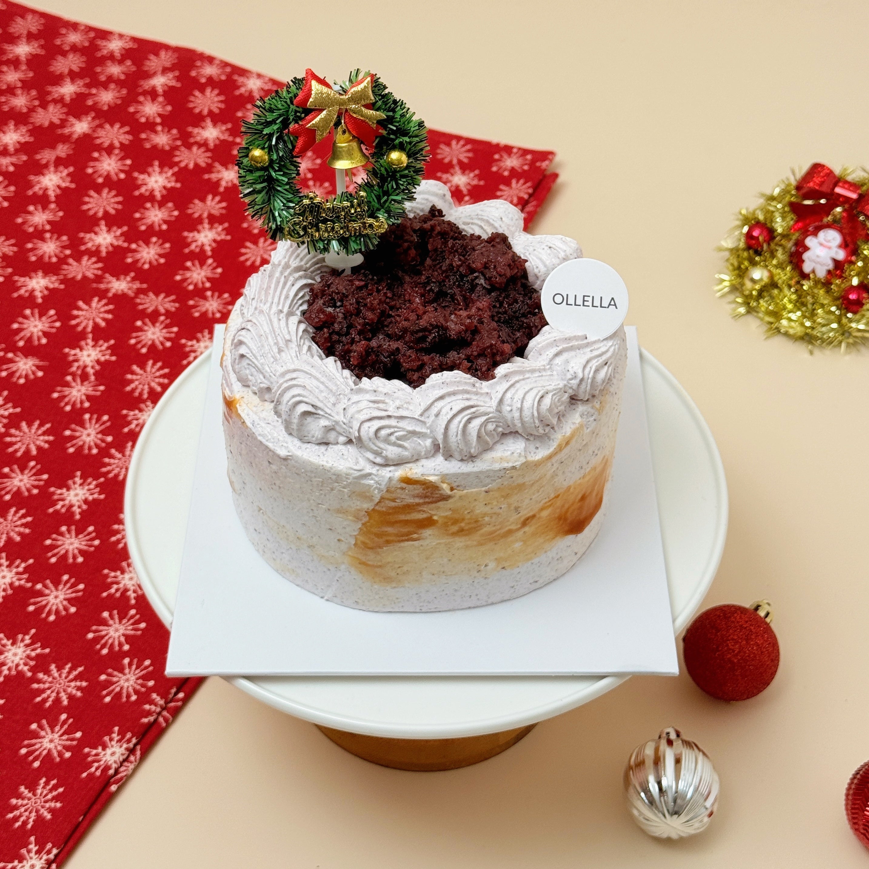 Pulut Hitam Bliss Cake Dairy-Free (Christmas Edition)