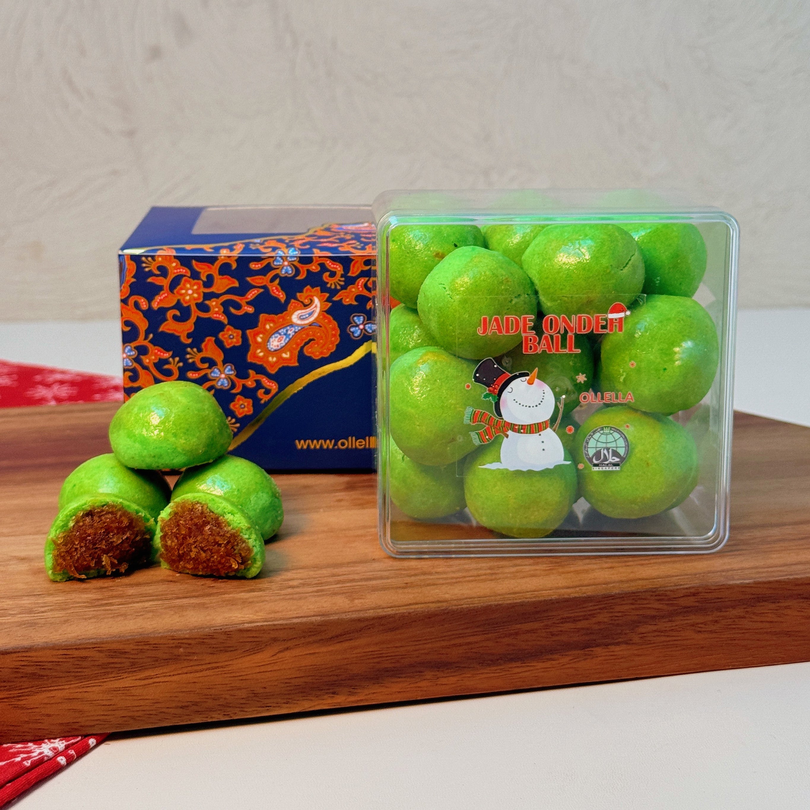 Christmas Jade Ondeh Balls