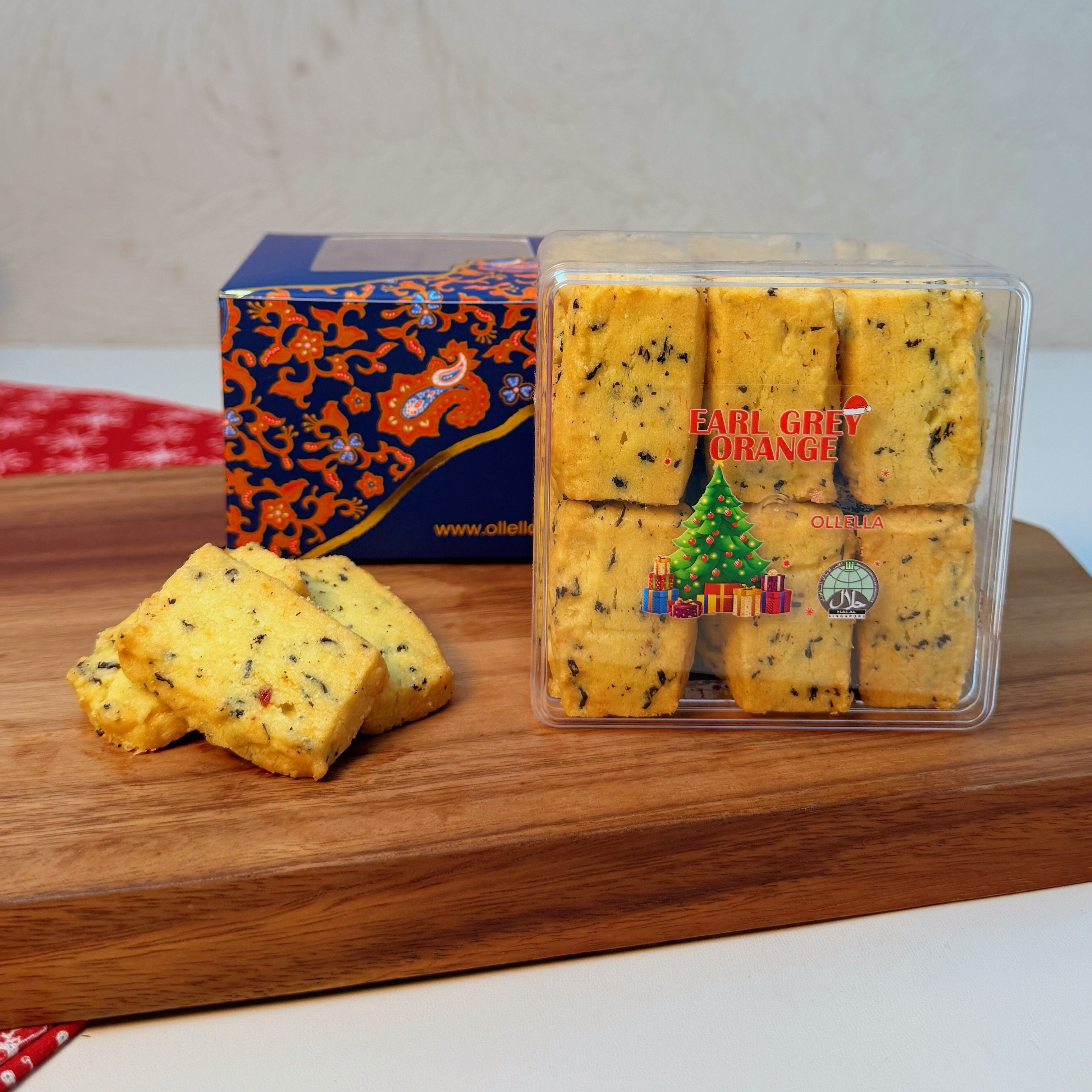Christmas Earl Grey Orange Shortbread