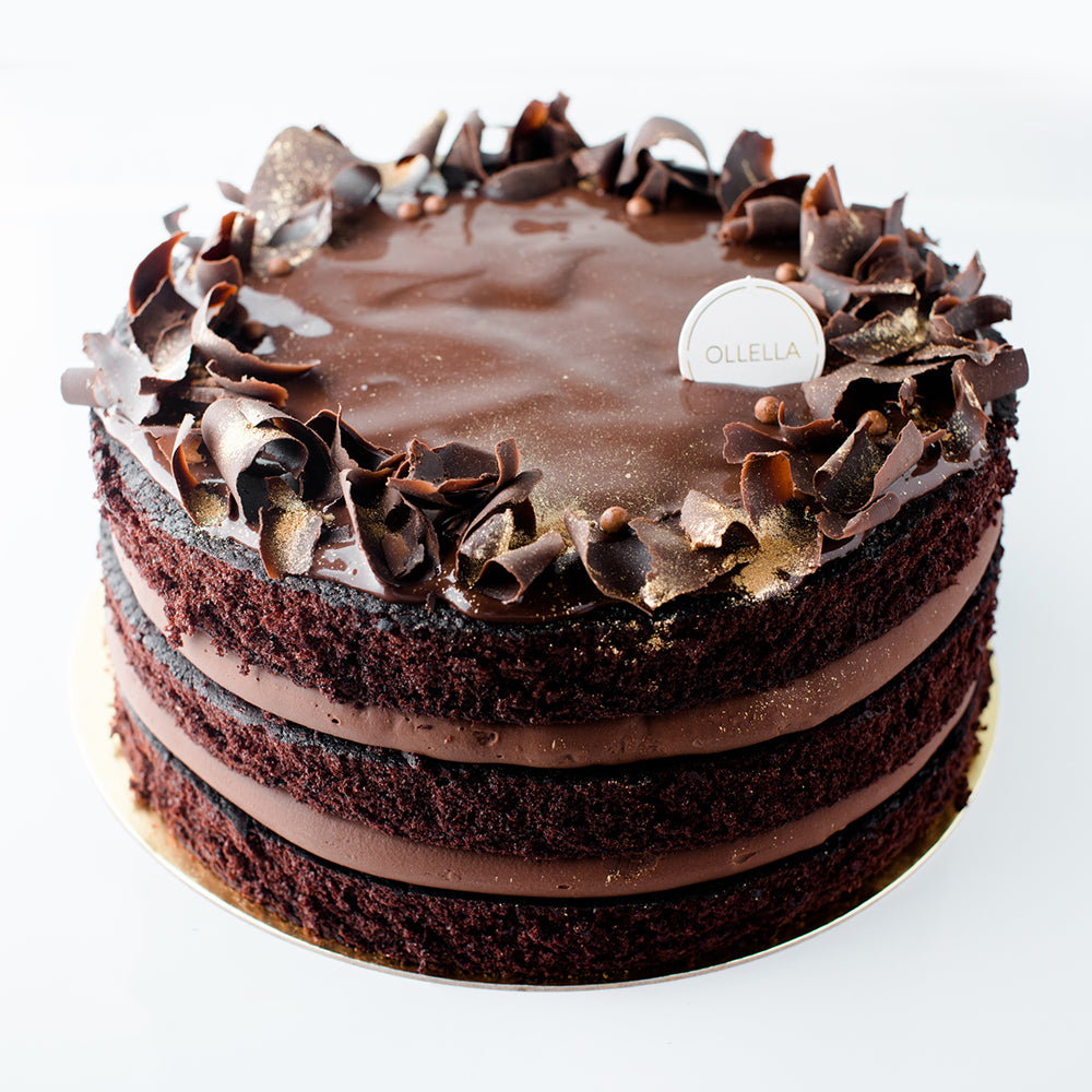 Dark Chocolate Blackout Cake